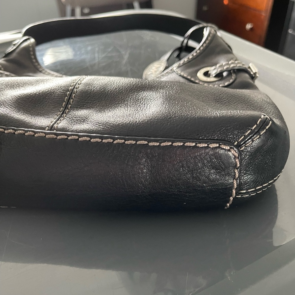 Michael Kors black leather shoulder bag - Picture 3 of 4